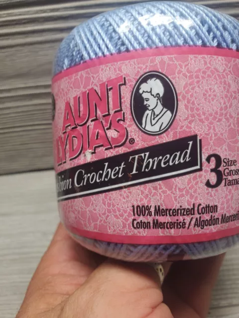 Aunt Lydias Fashion Crochet Thread Size 3   Warm Blue