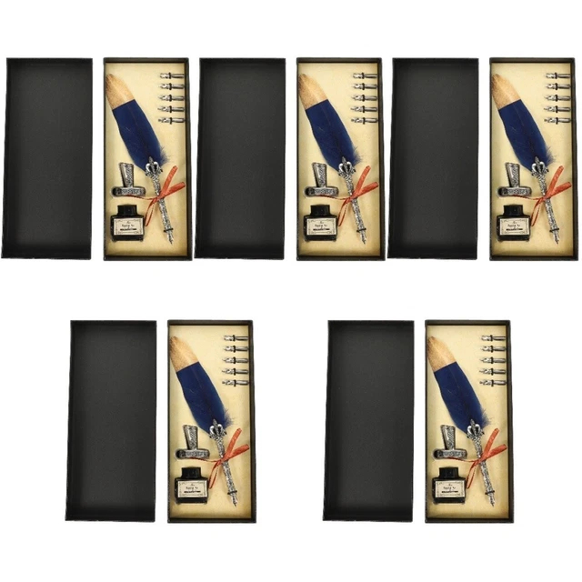 5 Sets fountain pen set ink pen Tintensatz Kalligraphie-Feder-Stift-Set Die B