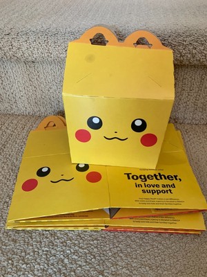 happy meal box pikachu