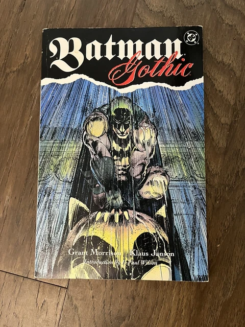 Batman Gothic by Morrison, Janson 1st Print 1992 Legends of the Dark Knight TPB