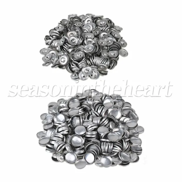 500pcs 32L 19mm Dia Sew DIY Tools Fabric Self Cover Metal Self Covered Buttons