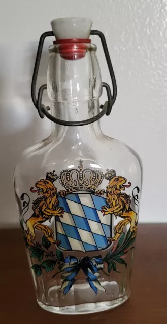 Bavarian Coat of Arms, Free State of Bavaria, Lion Crown Swing-top Bottle