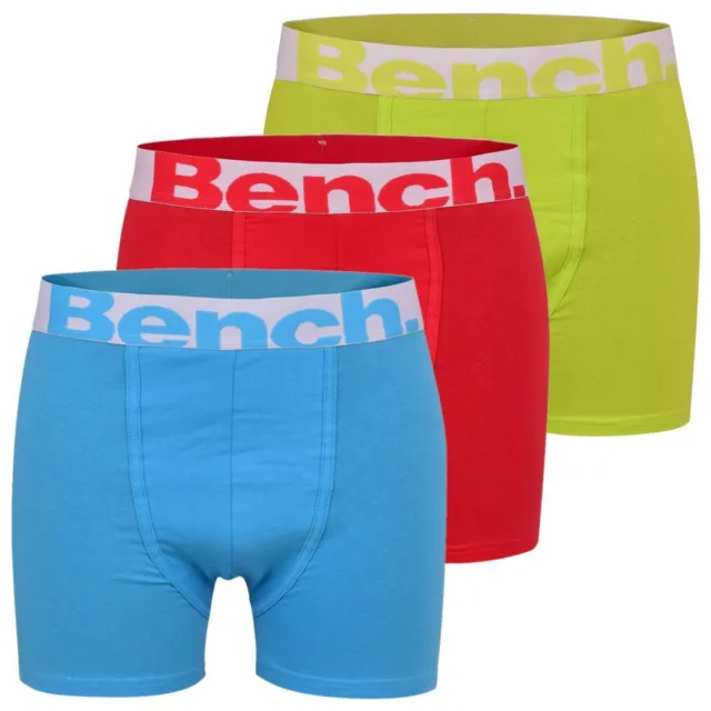 Bench 3 Pack Mens Boxers Underwear Trunks Boxer Briefs Under Pants