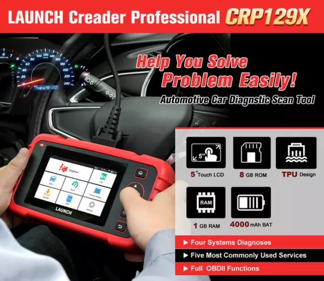 LAUNCH CRP129E SCANNER de voiture Outil Diagnostic Automobile OBD Lecteurs  Code EUR 241,01 - PicClick FR
