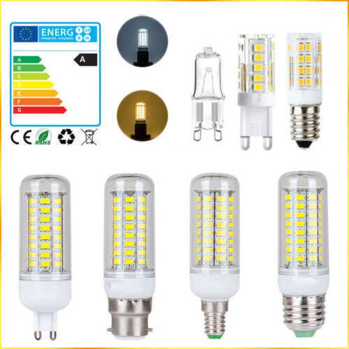 LED Birne E27 E14 B22 G9 20W 25W 12W 15W Mais Lampe Leuchtmittel Licht Kalt Warm