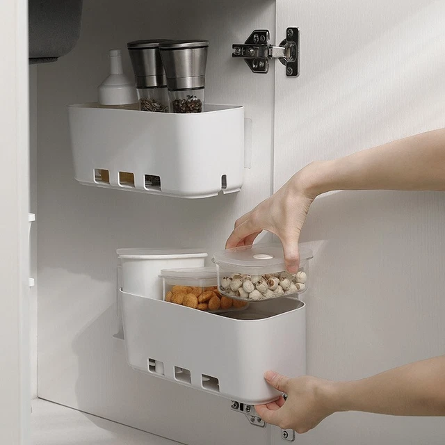Estante de almacenamiento ecológico para cosméticos de baño PP 28.1x11.3x11.5cm