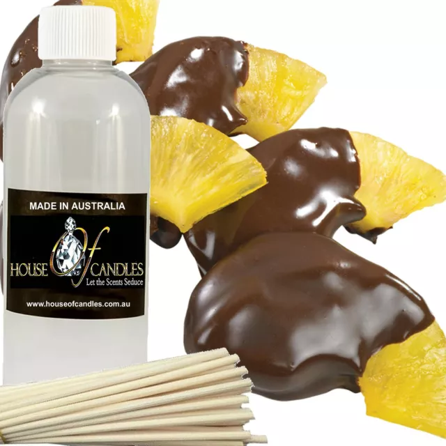 Chocolate Pineapples Diffuser Fragrance Oil Refill Air Freshener & Reeds