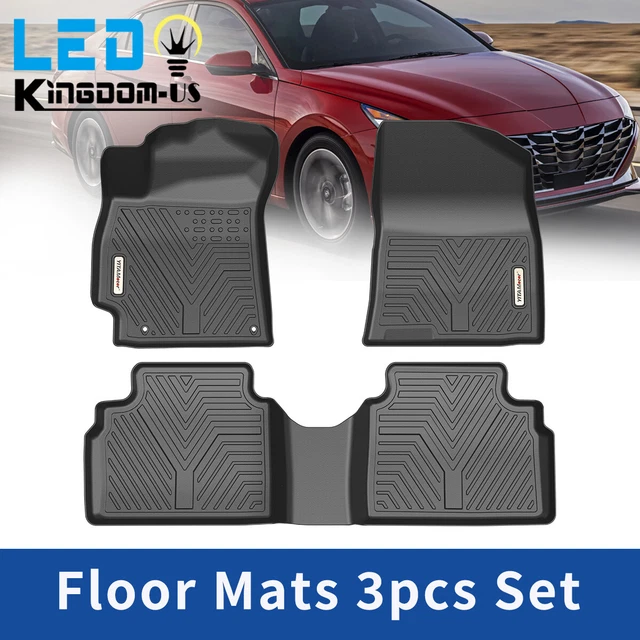 ALL WEATHER 3D Floor Mats For 20212023 Hyundai Elantra TPE 1st & 2nd