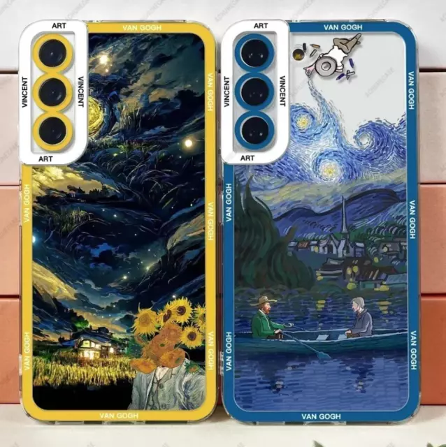 Star Night Painting Abstract Art Coque Cover Case For Samsung Galaxy S24 S23 S22