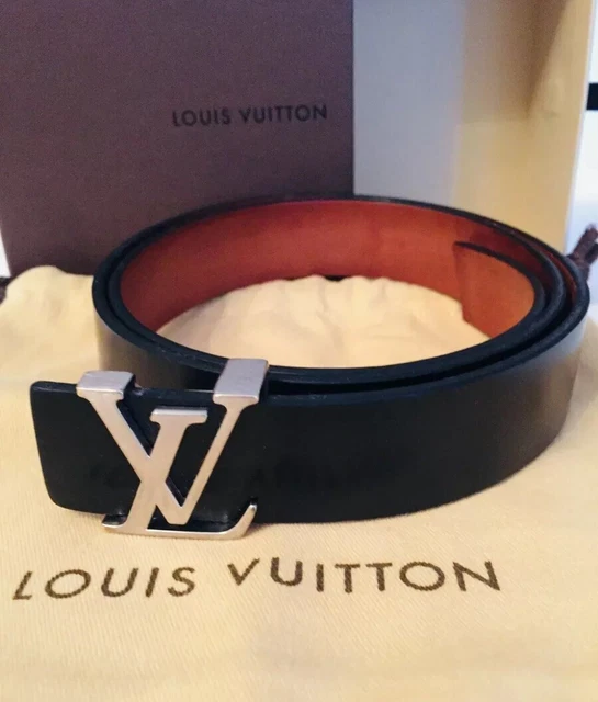 cintura louis vuitton nera uomo