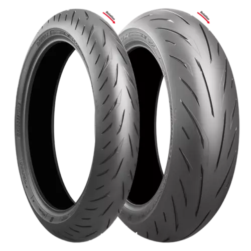 BRIDGESTONE BATTLAX S22 120 70 17 58W 190 50 17 73W Coppia Pneumatici Gomme moto