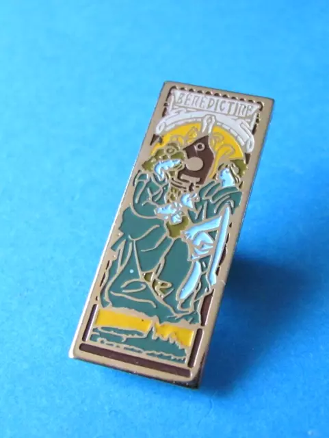 Vintage Benedictine Liqueur Pin Badge. VGC