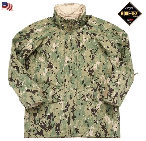 US Navy Usn Goretex Parka Aor Army woodland camouflage Jacke XLR XLarge Regular