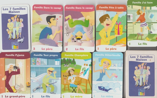 JEU DES 7 Familles : Maison - Henkel EUR 3,00 - PicClick FR