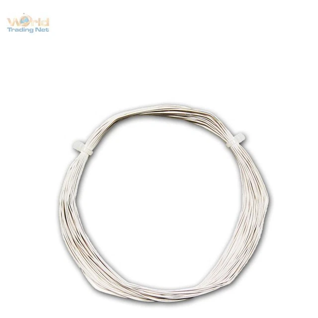 ( 0,45€/ M) 10m Galon Flex Blanc 0,5mm/0, 04mm ² Décodeur Galon Luetze Câble
