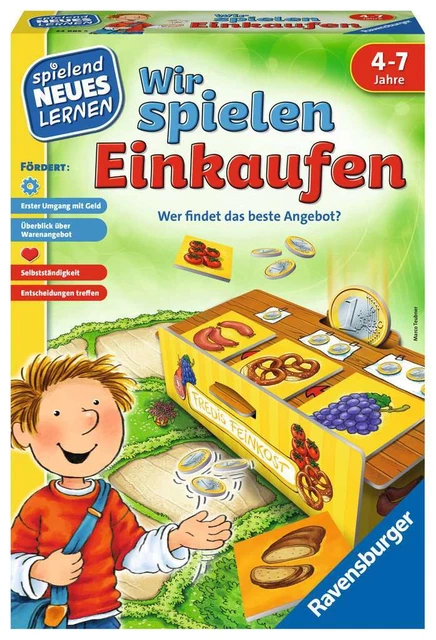 Lernspiel Ravensburger Wir spielen Einkaufen Sammelspiel ab 4 Jahre NEU