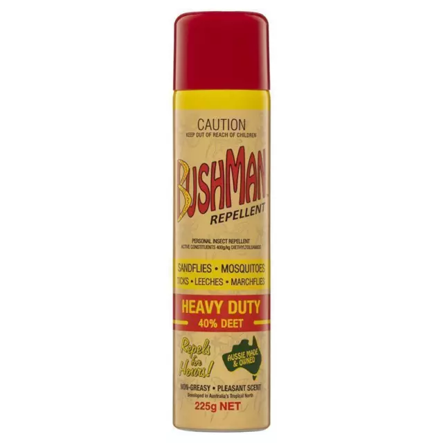 * Bushman Heavy Duty Insect Repellent 40% Deet 225g