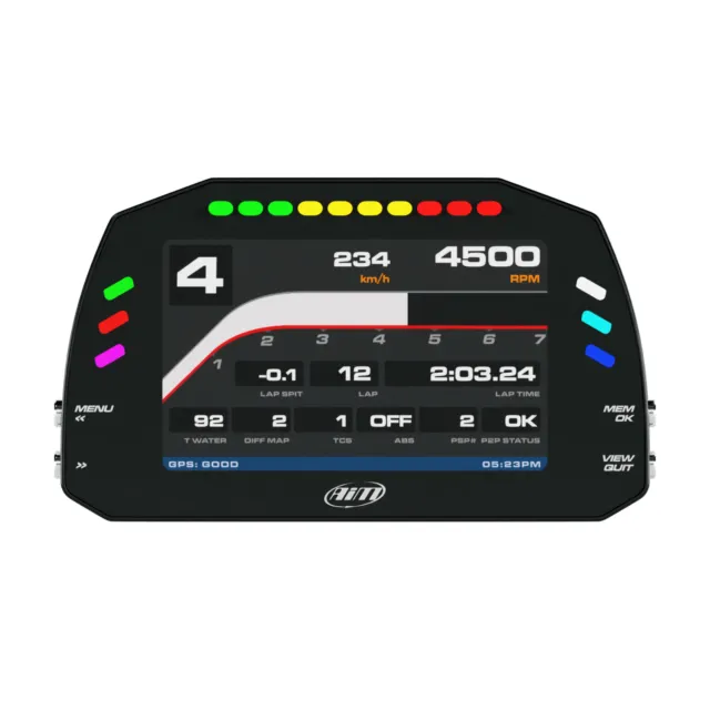 AIM Motorsport 5'' Dash Display With Race Icons For PDM8 / PDM32