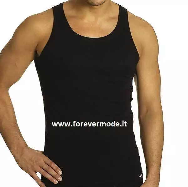 Canottiera da uomo Axiom a spalla larga in leggero cotone elasticizzato art 7315