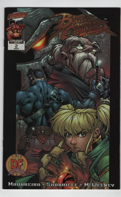 Battle Chasers #2 Chromium Variant 1998 Image Comics DF Dynamic Forces W/COA
