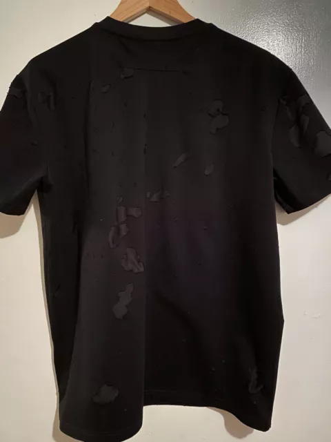 Givenchy T-shirt - authentic Givenchy logo shirt, destroyed / distressed, black 3