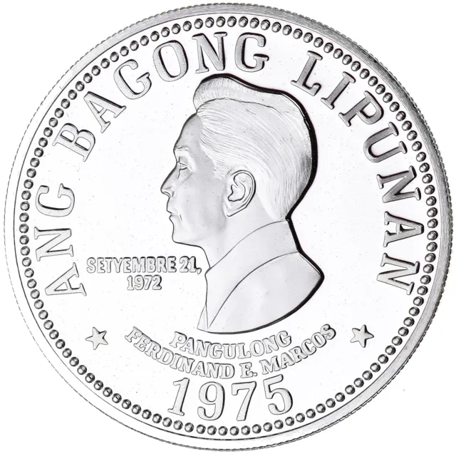 [#1100774] Coin, Philippines, 50 Piso, 1975, Franklin Mint, MS, Silver, KM:212