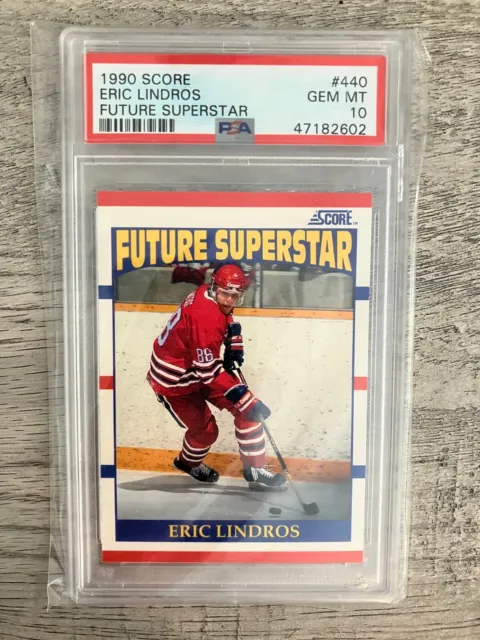 1990-91 Eric Lindros Score Future Superstar Rookie RC #440 PSA 10