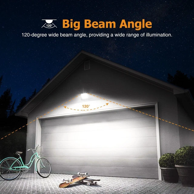 50W LED Fluter Außen Strahler Flutlicht Scheinwerfer Garten Lampe IP67 Kaltweiß 3