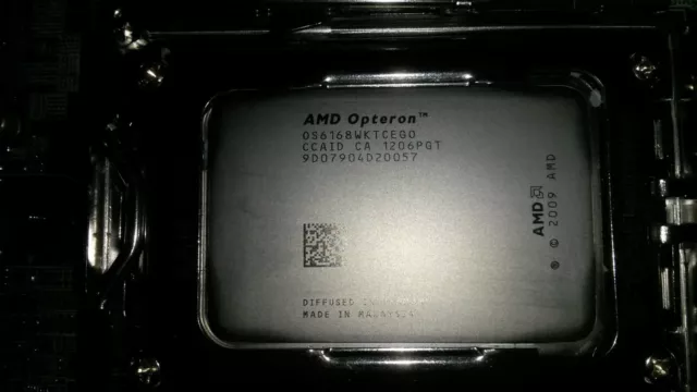 AMD Opteron CPU 6168 OS6168WKTCEGO 1.9Ghz 12 Core & G34 Heatsink & Fan #1
