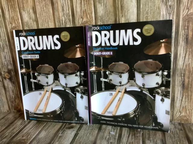 Rockschool Drums Companion Guide & Technical Handbook - Debut Grade 8 Books