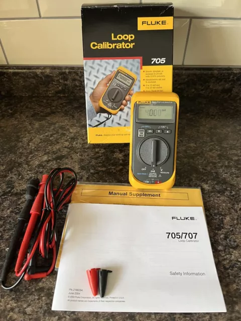 Fluke 705, 4-20MA Loop Calibrator - Used - Calibrated See Pics