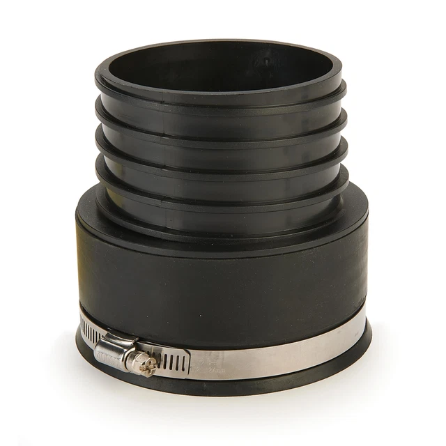 WoodRiver DustConnection - Adapts 4" SCH 40 PVC Pipe to 4" Dust Collection Hose