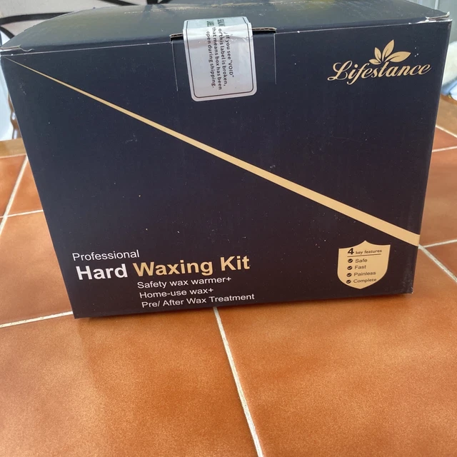 Kit de depilación dura profesional para uso doméstico - negro - totalmente nuevo.