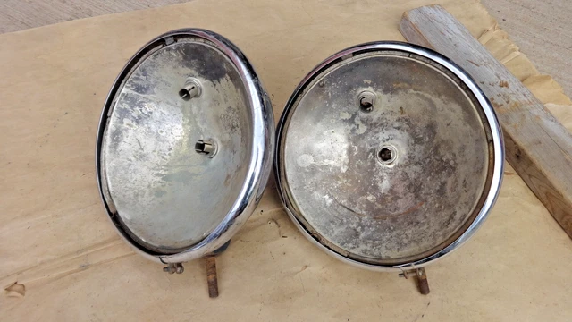 Purchase 1937 CHEVY HEADLIGHT BUCKETS PAIR Complete Rat Rod 37 GMC PICKUP TRUCK In Hogansville - Foto 9