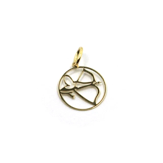 Pendentif Sagittaire En Or Jaune 18 Carats - Bijou Homme Femme Gulino Gioielli Neuf Avec étiquettes