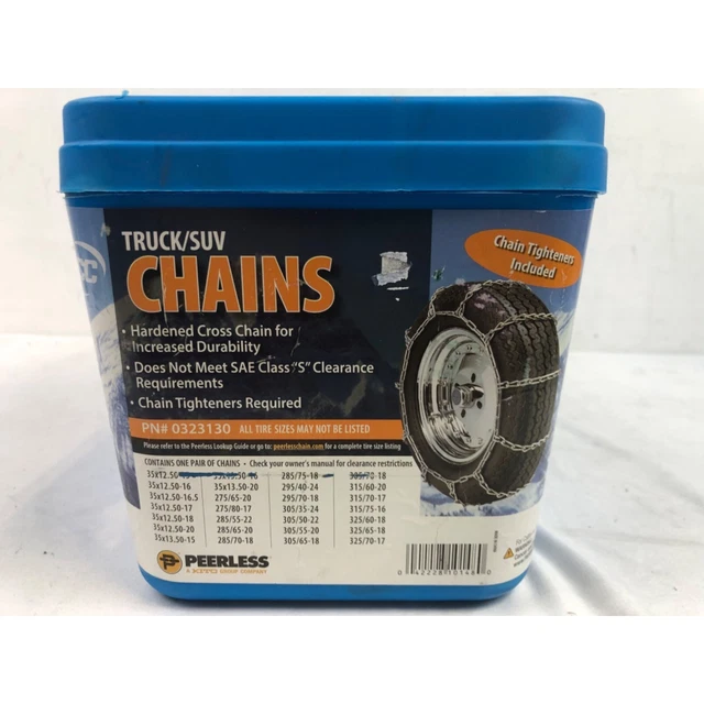 Peerless Chain Truck Tire Chains, #0323130