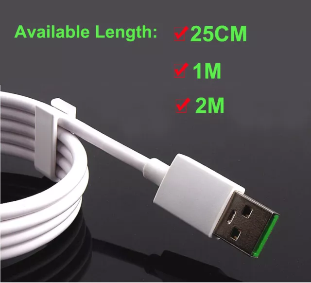 Fast Charging Micro USB Charger Adapter Cable Cord For OPPO R15 /Pro R11 A79 A73 2
