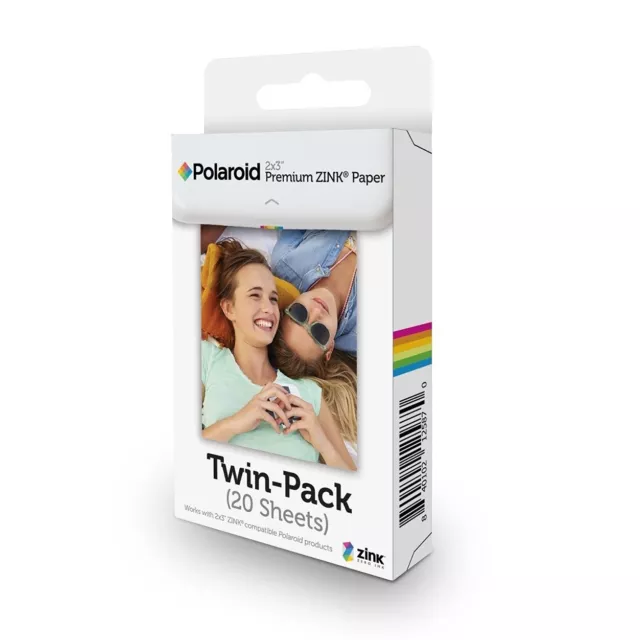 Polaroid Camera 20 Pack Premium Magic Zink Photo Paper Mobile Printer Zip Snap