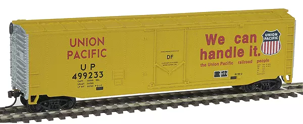 Walthers Trainline 931-672 50' Plug Door Boxcar UP Union Pacific 499233 HO Scale