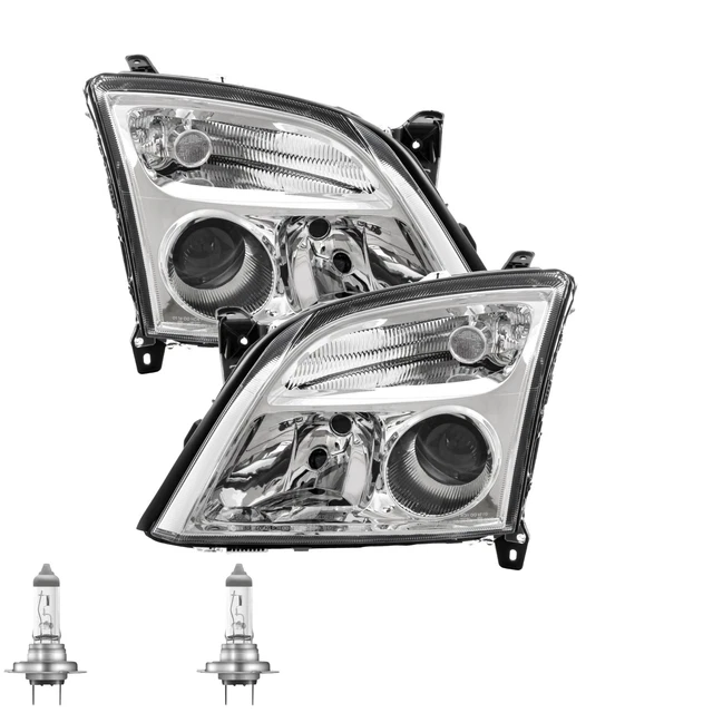 Xenon Headlight Set for Opel Vectra C Year 04.02- H7 Incl. Osram 754