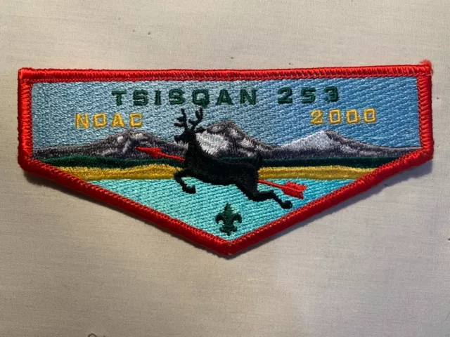 Tsisqan OA Lodge 253 NOAC 2000 Flap Boy Scout Patch