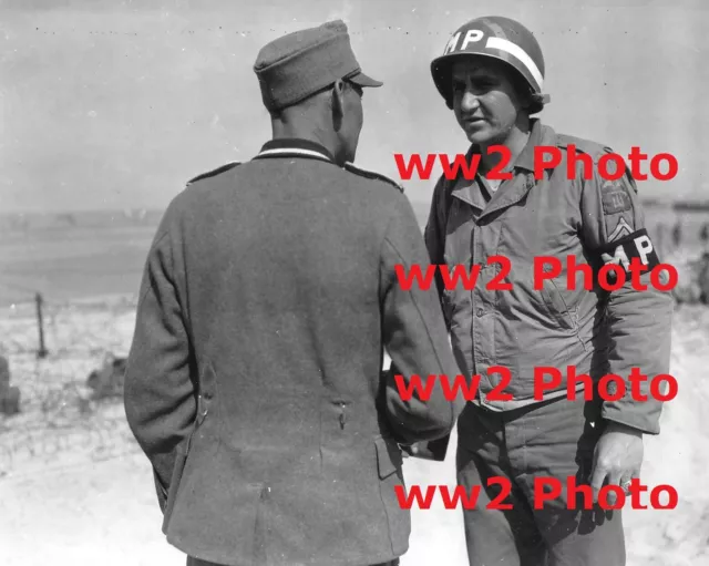 ww2 Photo ESB MP Normandie Utah Omaha Dday veste casque para blindé All US Heer