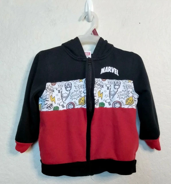 Marvel Avengers Zip Up Hoodie Size 5 Boys Jacket