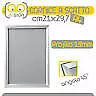 CORNICE A SCATTO A4 DA PARETE 19mm alluminio clik clak apribili muro poster info