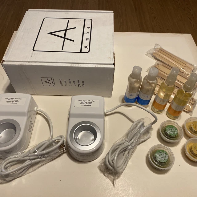 Calentador de cera eléctrico caliente equipo de cuidado de la piel facial spa belleza