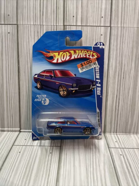 Hot Wheels Custom V-8 Vega 2009 Faster Than Ever Series 01/10 - Blue