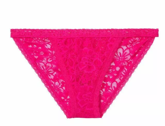 Victorias Secret Seamless NWT Lace Side No Show CHEEKSTER Panty