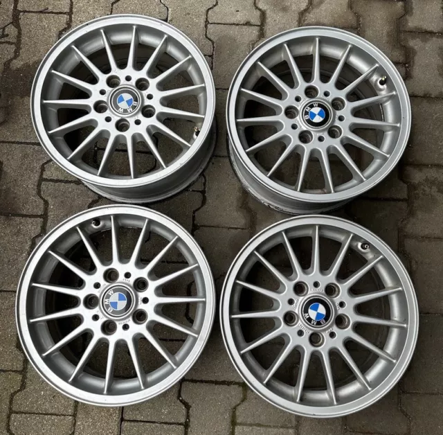 4x BMW Alufelgen St. 32 Radial-Styling Lemmerz 1094638 für BMW 3er E36 + E46 Z3