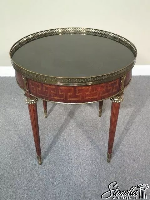 L42531EC: MAITLAND SMITH Model 8110-30 French Round Occasional Table ~ NEW 2