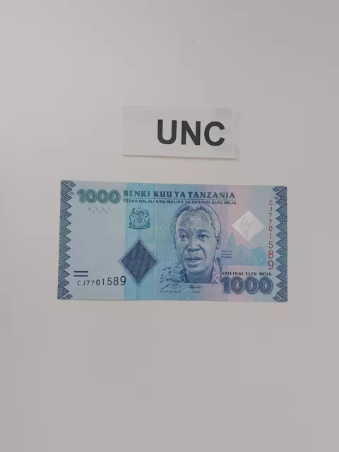 1000 Shilingi 2010 , Tanzania , UNC , Banknoten Papiergeld Geldscheine